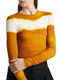 Painted Stripe Jersey Top