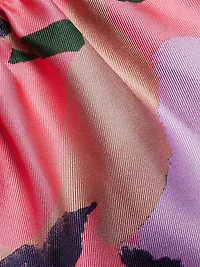 Florentine Floral Silk Halterneck Top