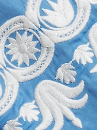 Madeline Embroidered A-Line Minidress