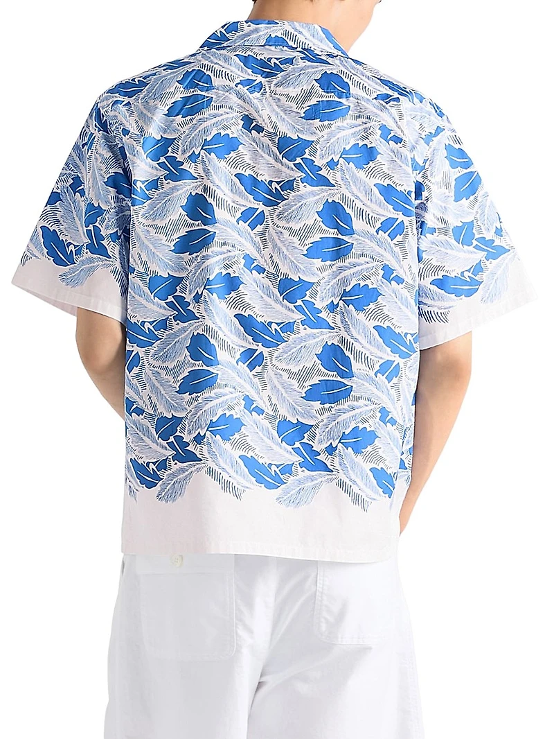 Short-Sleeved Cotton Shirt