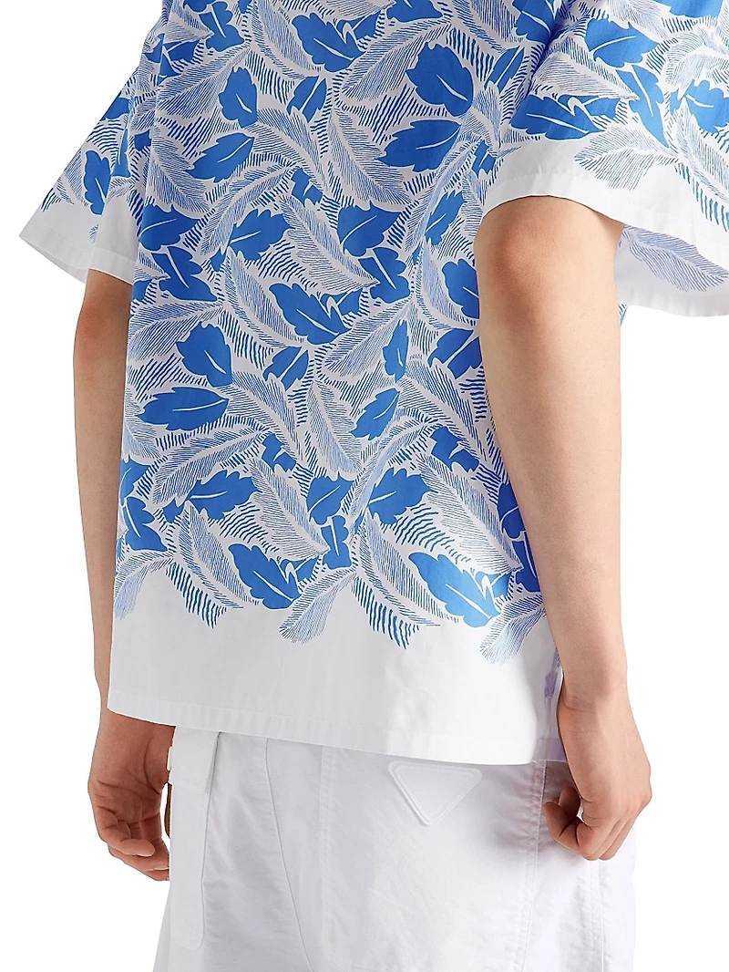 Short-Sleeved Cotton Shirt