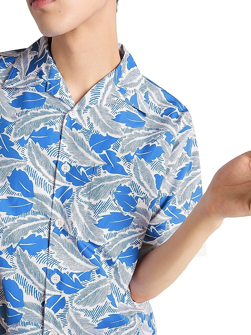 Short-Sleeved Cotton Shirt