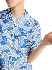 Short-Sleeved Cotton Shirt