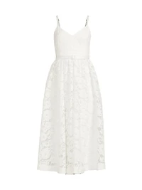 Meryl Lace Midi-Dress