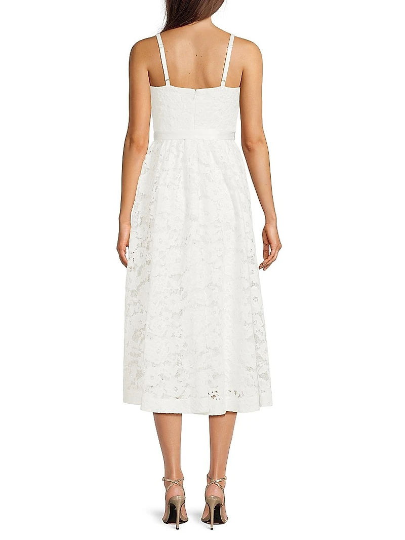 Meryl Lace Midi-Dress