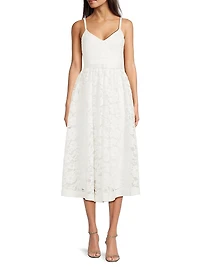 Meryl Lace Midi-Dress