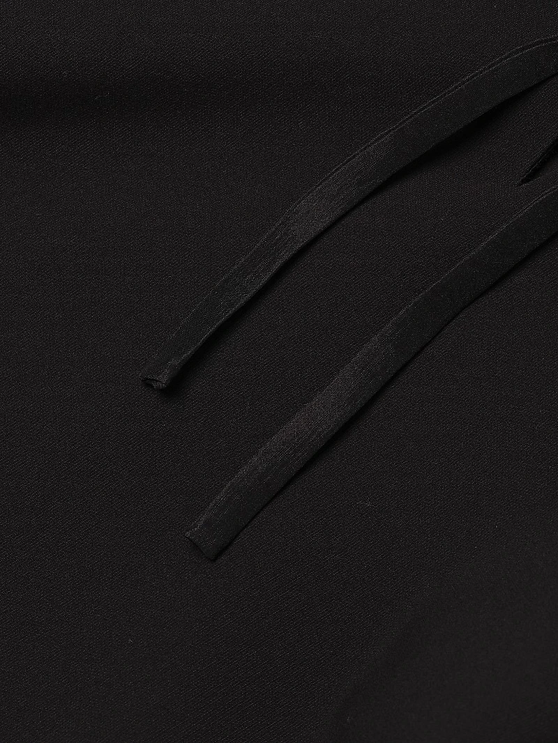 Balta Ruffled Plunge-Neck Midi-Dress