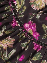 Tessa Floral Tiered Sweetheart Gown