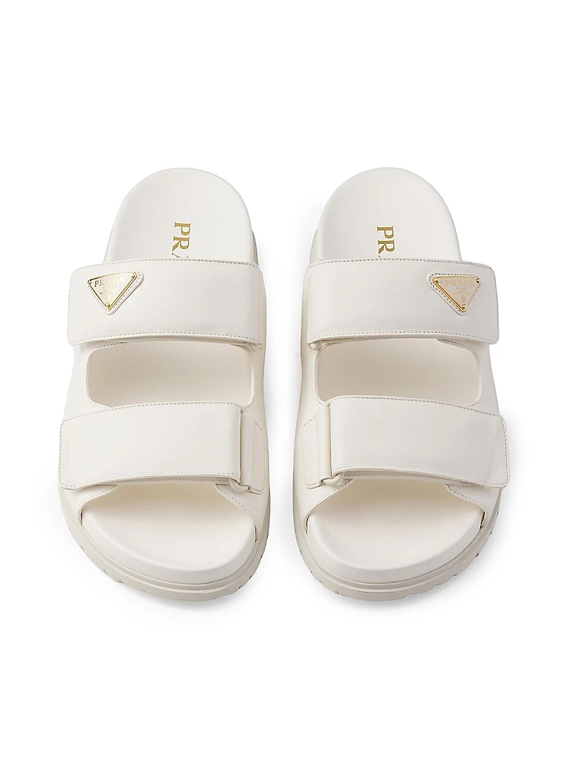 Nappa Leather Slides