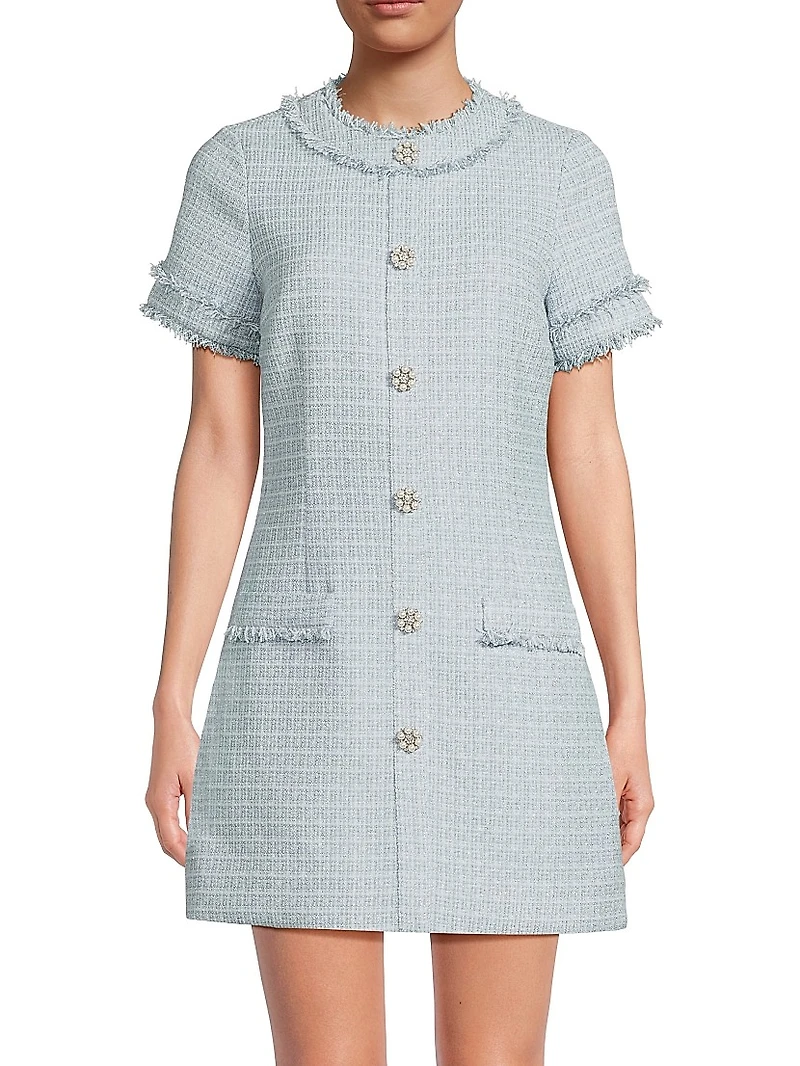 Drop 6 Lenetta Tweed Minidress