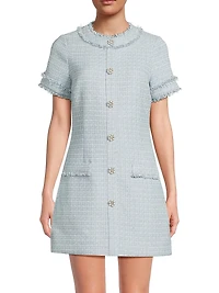 Drop 6 Lenetta Tweed Minidress