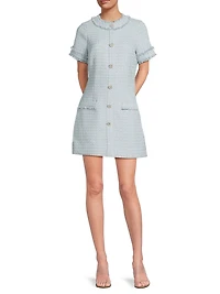 Drop 6 Lenetta Tweed Minidress