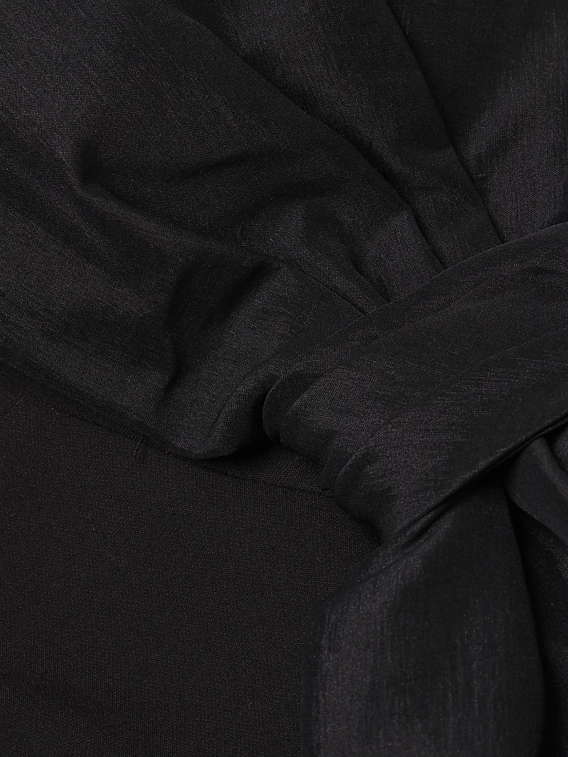 Minka Bow Strapless Gown