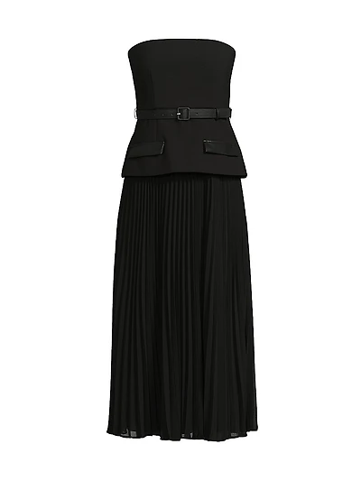 Drop 7 Valora Strapless Midi-Dress