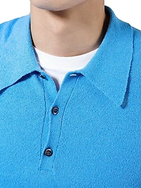Short-Sleeved Cotton Polo Shirt