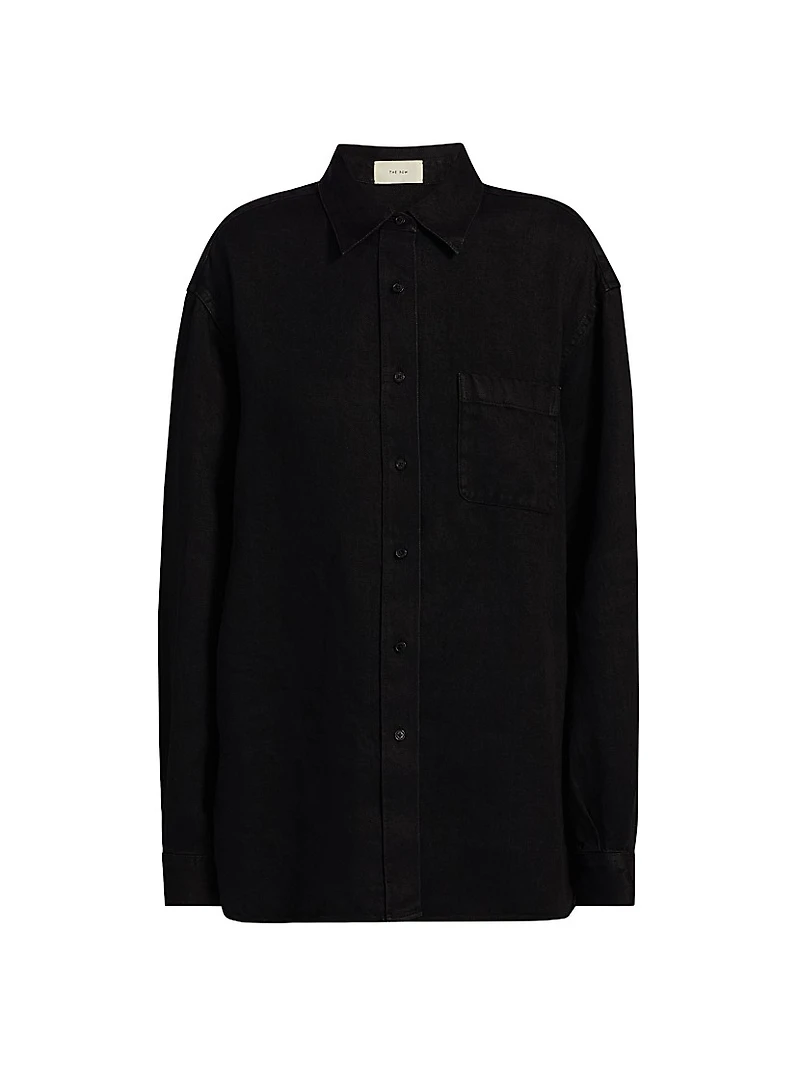 Nesson Linen Oversized Pocket Shirt