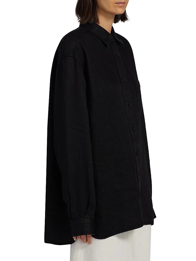 Nesson Linen Oversized Pocket Shirt
