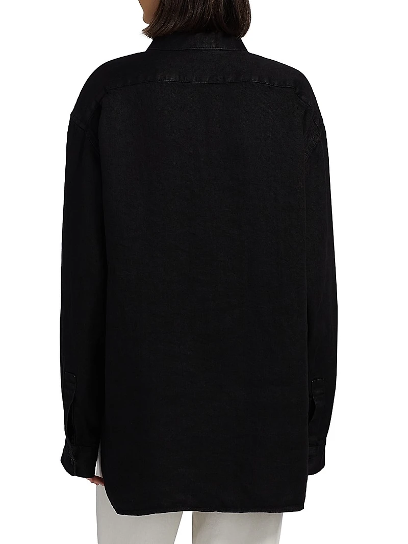 Nesson Linen Oversized Pocket Shirt