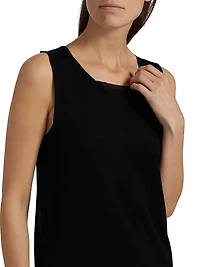 Jovienne Linen-Blend Sheath Dress