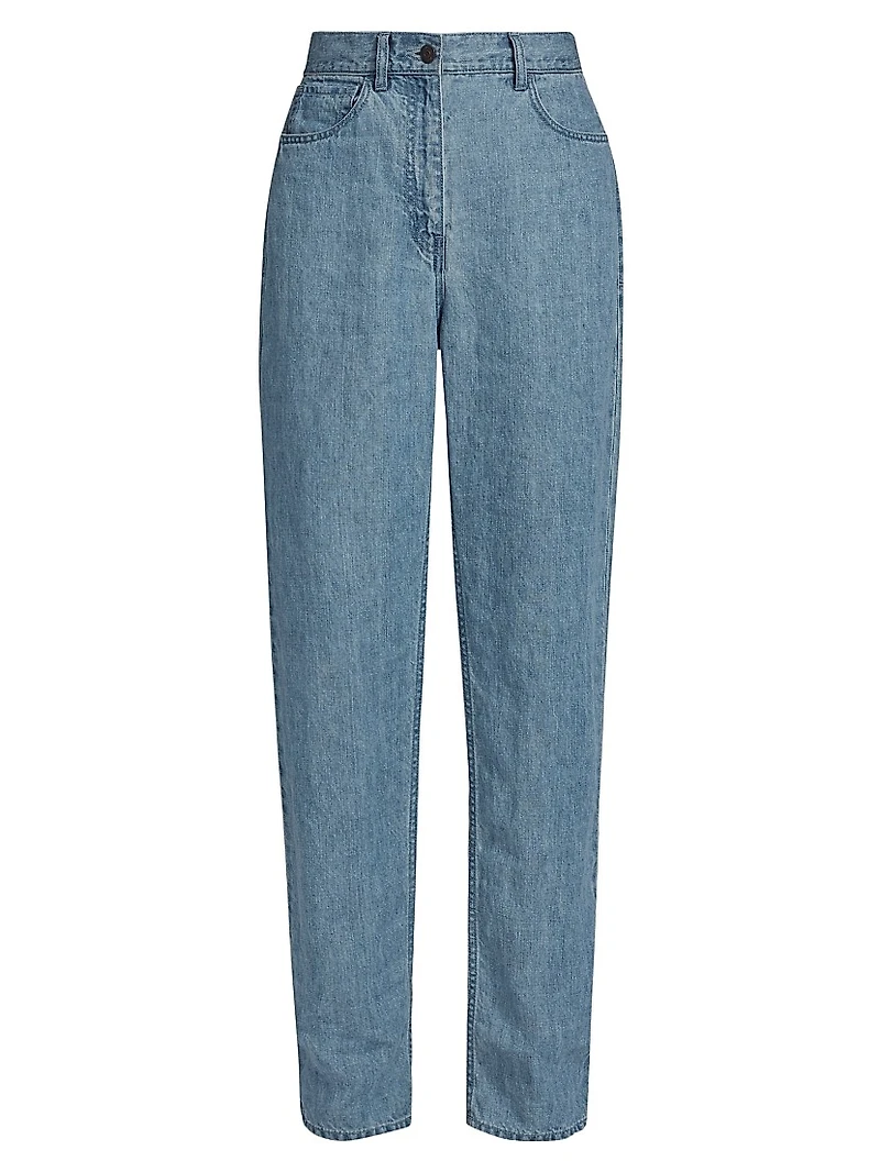 Tarley Linen Barrel Jeans