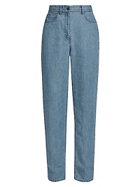 Tarley Linen Barrel Jeans