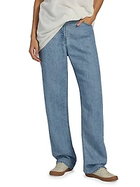 Tarley Linen Barrel Jeans