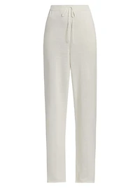 Jory Linen-Blend Drawstring Pants