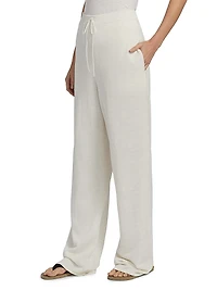 Jory Linen-Blend Drawstring Pants