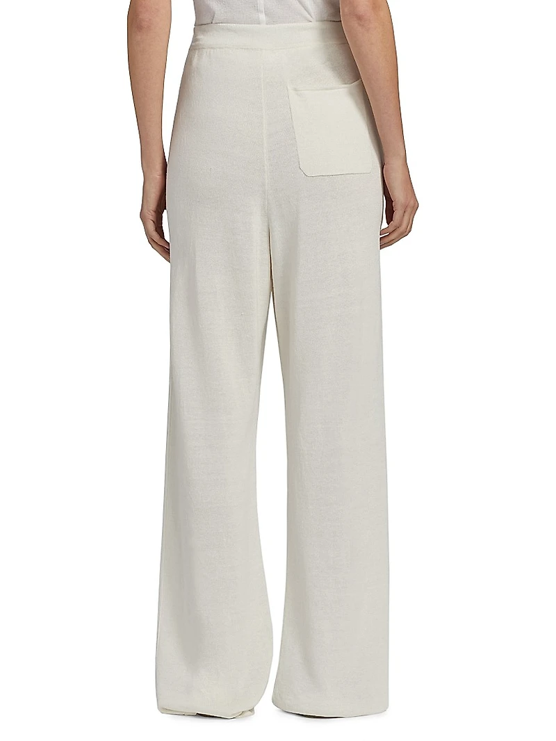 Jory Linen-Blend Drawstring Pants