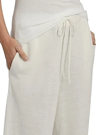 Jory Linen-Blend Drawstring Pants