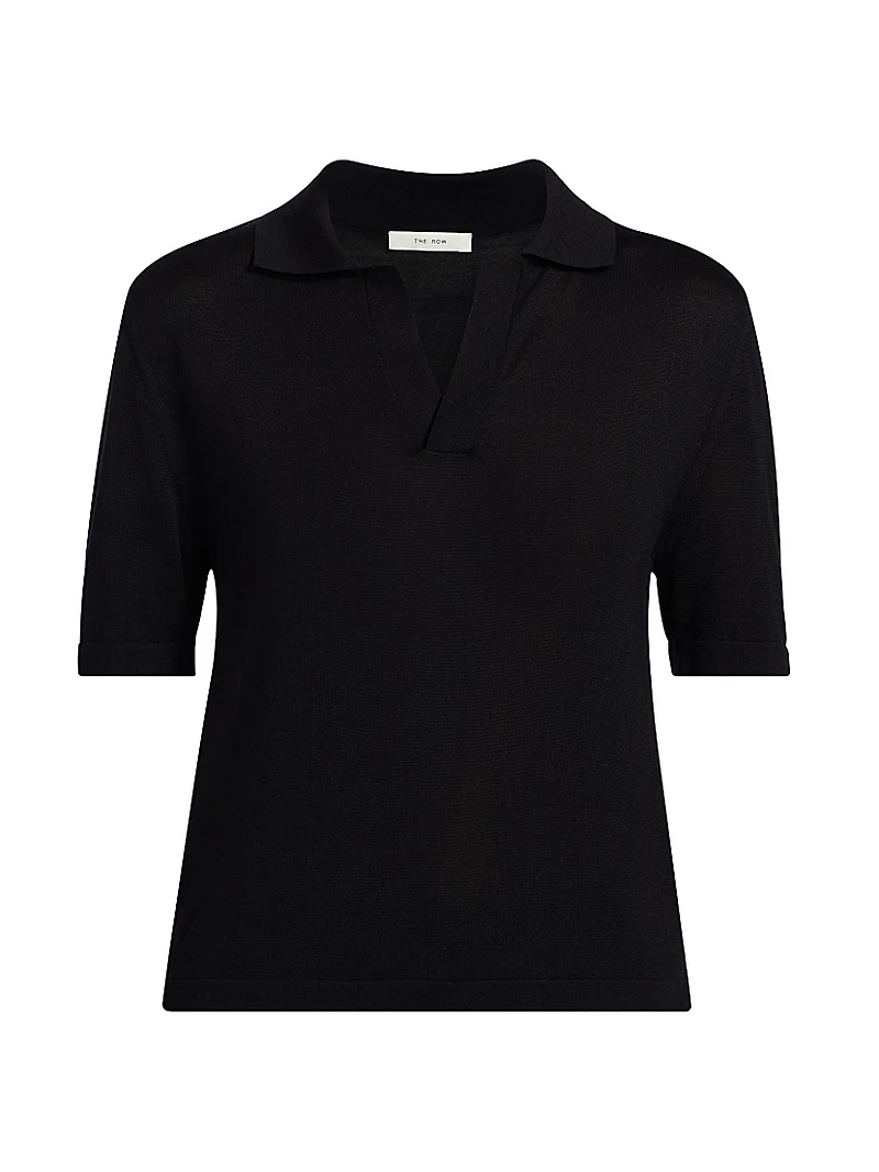 Julianna Silk Polo Shirt