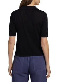 Julianna Silk Polo Shirt