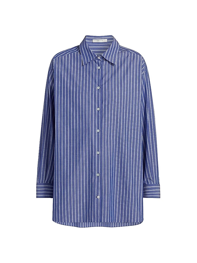 Luka Cotton Stripe Oversized Shirt