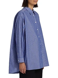 Luka Cotton Stripe Oversized Shirt