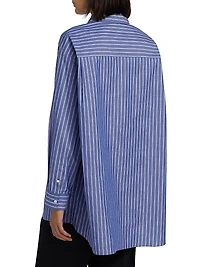 Luka Cotton Stripe Oversized Shirt