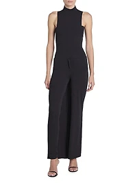 Crepe Jersey Mock Turtleneck Bodysuit