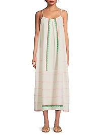 Nia Striped Midi Dress