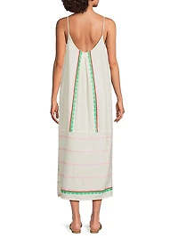 Nia Striped Midi Dress
