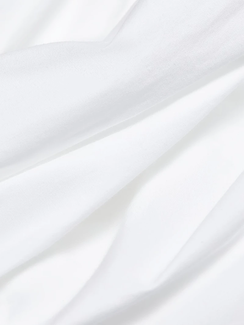 Twist-Hem Cotton Tank Minidress