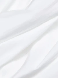 Twist-Hem Cotton Tank Minidress