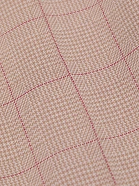 Plaid Cotton-Blend Flare Pants