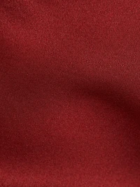 Bias Silk Split Neck Polo Top
