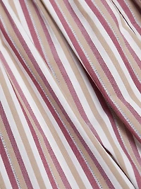 Striped Cotton Maxi Dress