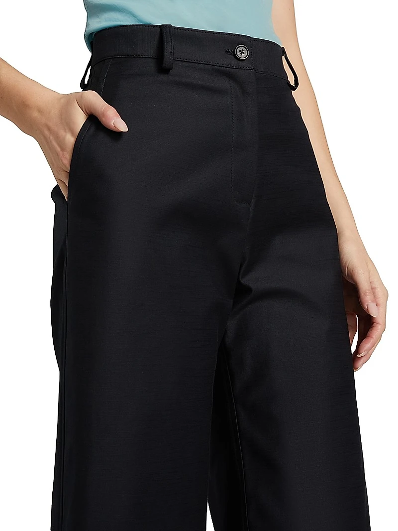 Stretch Cotton Bermuda Shorts