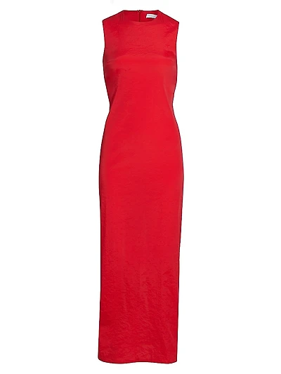 Sleeveless Sheath Maxi Dress
