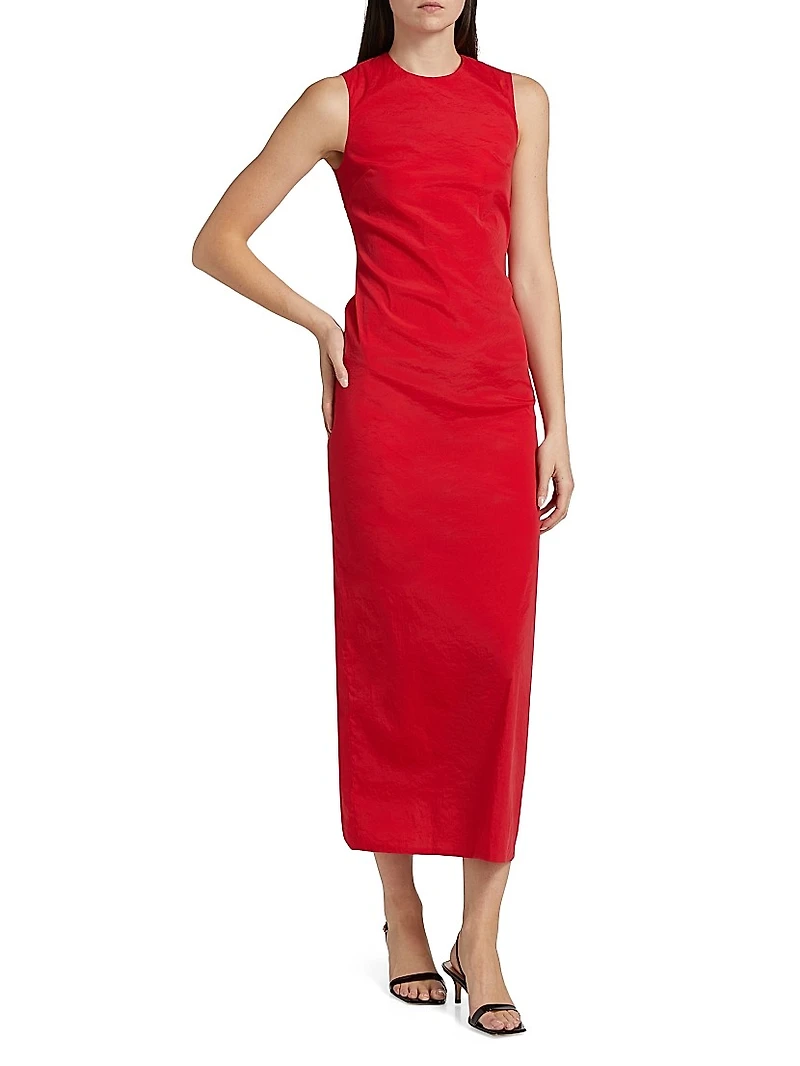Sleeveless Sheath Maxi Dress