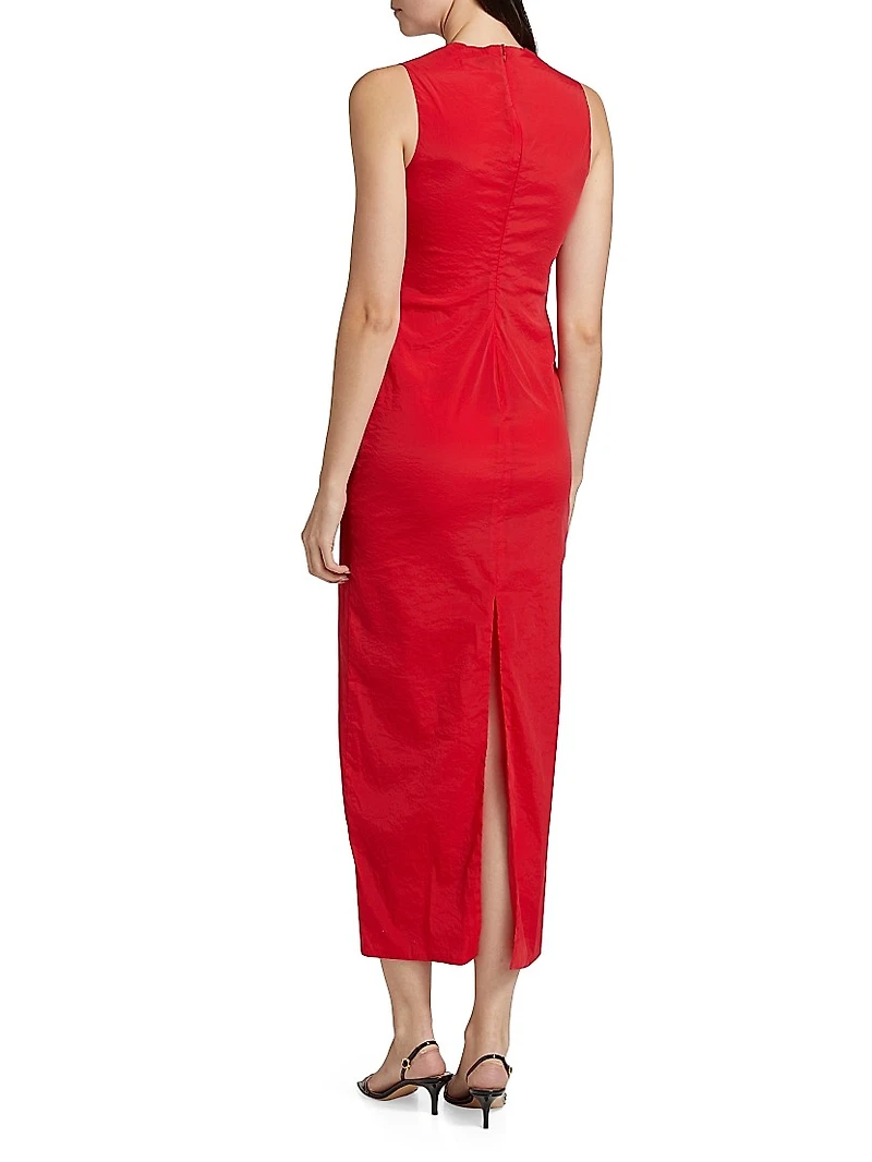 Sleeveless Sheath Maxi Dress