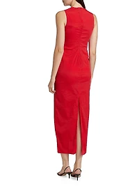 Sleeveless Sheath Maxi Dress