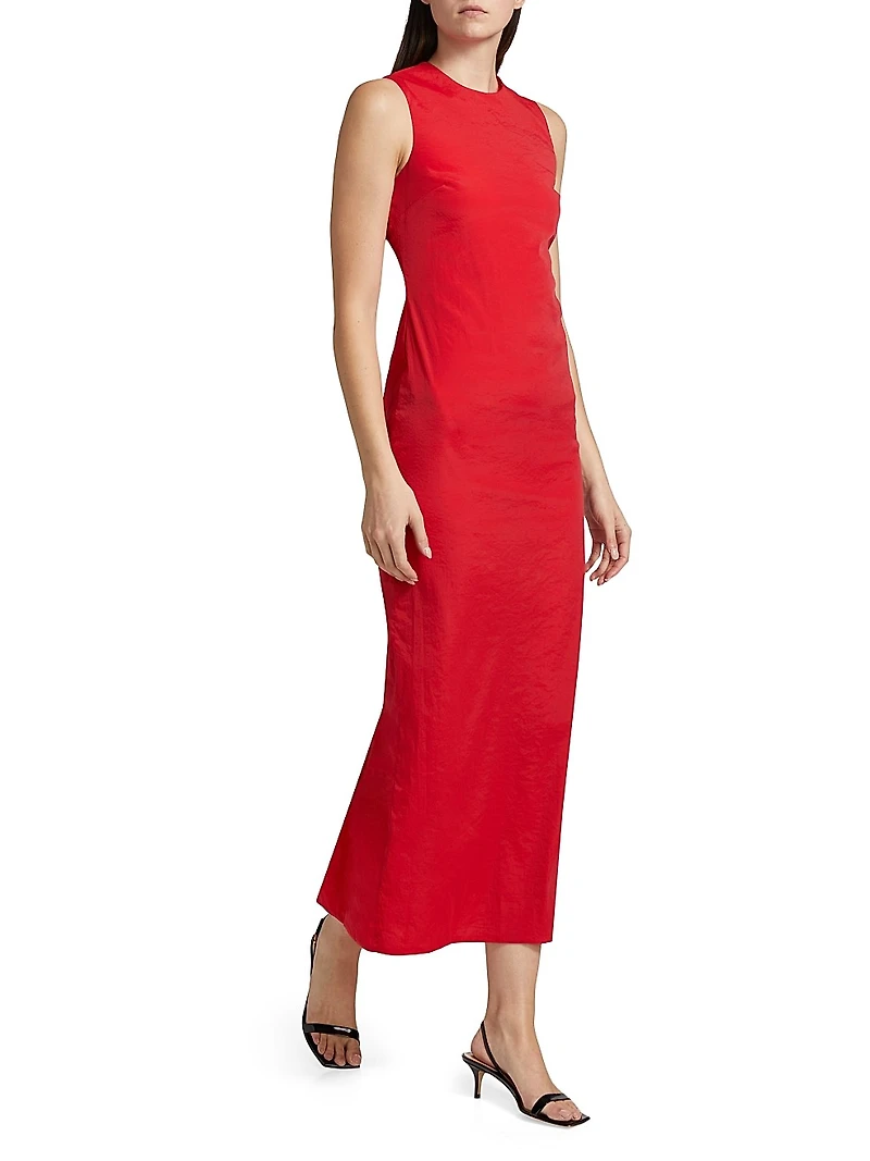 Sleeveless Sheath Maxi Dress