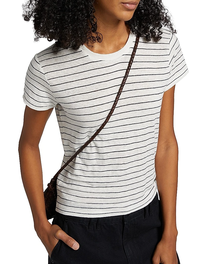 The Linen Crewneck Baby T-Shirt